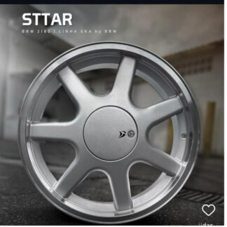 JOGO DE RODA RETRO BINNO RODAO STTAR ARO 18 BRW2180