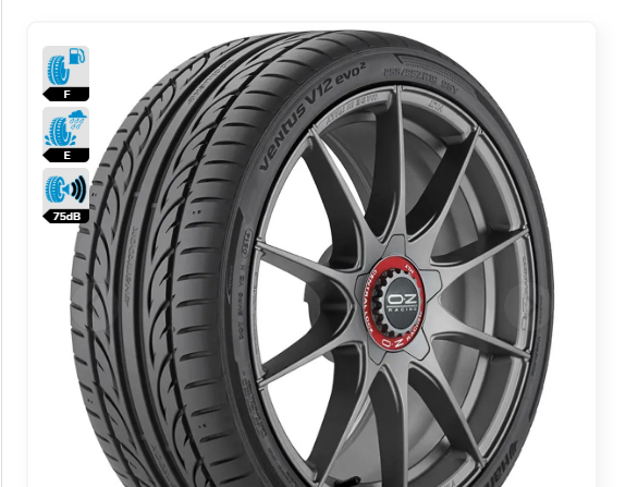 PNEU 255/45R20 105Y HANKOOK VENTUS V12 EVO2 K120