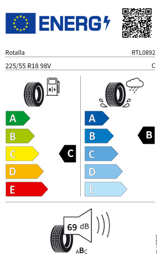 PNEU 225/55R18 98V ROTALLA SETULA S RACE RU01 - Imagem 2
